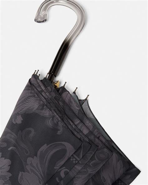 ombrello versace piccolo|Barocco Umbrella Black,Silver .